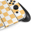 Yellow and White Checkerboard Nintendo Switch OLED (2021) Skin